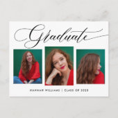 Einladung zur modernen Fotocollage (Vorderseite)