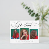 Einladung zur modernen Fotocollage (Stehend Vorderseite)