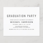 Einladung zur modernen Fotocollage (Rückseite)