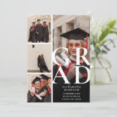 Einladung zur modernen Fotocollage (Stehend Vorderseite)