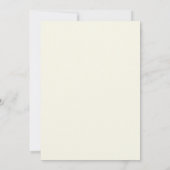 Einladung zur modernen Kalligraphieabschlusspartei (Rückseite)