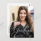 Einladung zur Modernen Partei für die Graduierung  Postkarte (Vorne/Hinten)