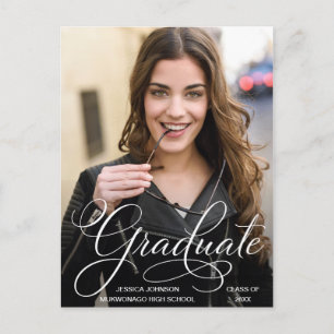 Einladung zur Modernen Partei für die Graduierung  Postkarte