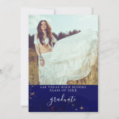 Einladung zur Mond-Stars-Graduiertenparty (Rückseite)