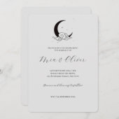 Einladung zur Mondwolkenhochzeit (Vorne/Hinten)