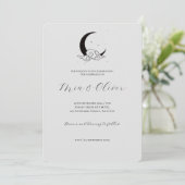 Einladung zur Mondwolkenhochzeit (Stehend Vorderseite)