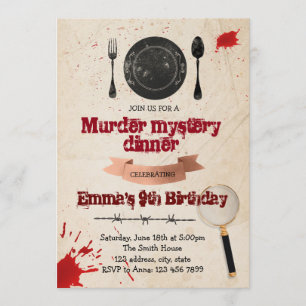Einladung zur Mörder-Mystery-Dinnerparty