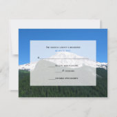 Einladung zur Mountain Wedding RSVP (Vorderseite)