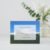 Einladung zur Mountain Wedding RSVP (Stehend Vorderseite)
