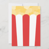 Einladung zur Movie Night Birthday Party (Rückseite)