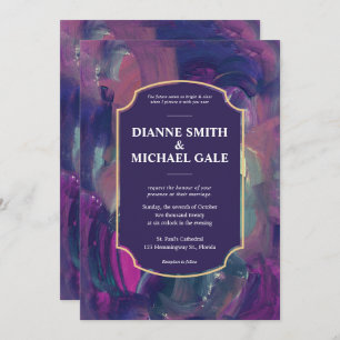 Einladung zur muffen Acrylmalerei