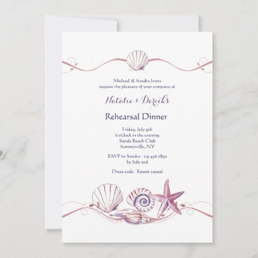 Einladung zur Muschel (Vorderseite)