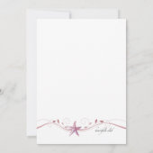 Einladung zur Muschel (Rückseite)