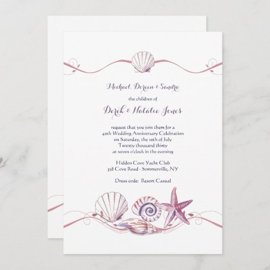 Einladung zur Muschel (Vorne/Hinten)