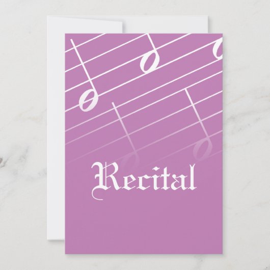 Einladung zur Musik (Vorderseite)