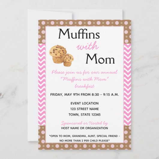 Einladung zur Mutter (Vorderseite)