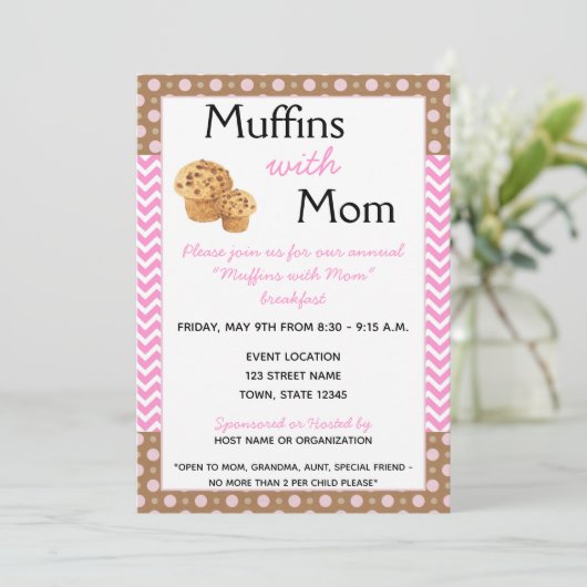 Einladung zur Mutter (Stehend Vorderseite)