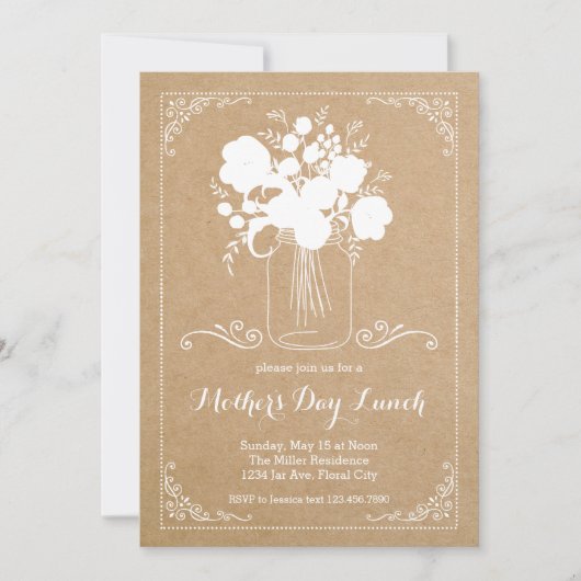 Einladung zur Mutter (Vorderseite)