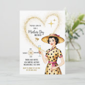 Einladung zur Mutter - Asiatische Frau mit Hut (Stehend Vorderseite)