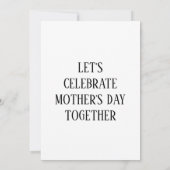 Einladung zur Mutter - Asiatische Frau mit Hut (Rückseite)