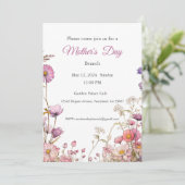 Einladung zur Mutter, Mittagessen am Muttertag (Stehend Vorderseite)