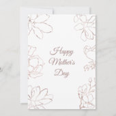 Einladung zur Mutter, Mittagessen am Muttertag (Rückseite)