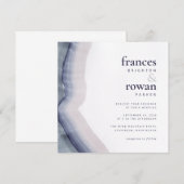 Einladung zur natürlichen Wellenhochzeit (Vorne/Hinten)