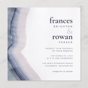 Einladung zur natürlichen Wellenhochzeit