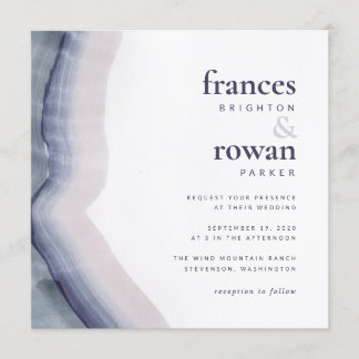 Einladung zur natürlichen Wellenhochzeit