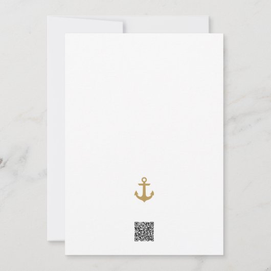 Einladung zur Nautic Anchor Save the Date Erinneru (Rückseite)