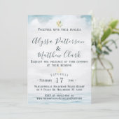 Einladung zur Nautischen Hochzeit (Stehend Vorderseite)