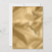 Einladung zur Navy Blue & Gold Foto Graduation Par (Rückseite)