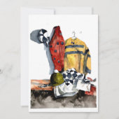 Einladung zur Nervenkitzel des Pferderennens. (Vorderseite)