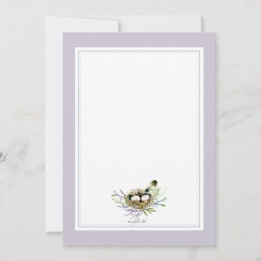 Einladung zur Nestdusche (Rückseite)