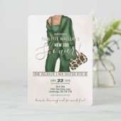 Einladung zur neuen Jobdusche (Stehend Vorderseite)