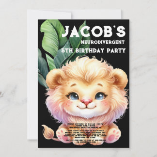 Einladung zur Neurodivergent Autistic Birthday Par