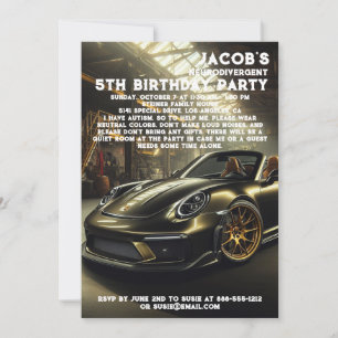 Einladung zur Neurodivergent Autistic Birthday Par