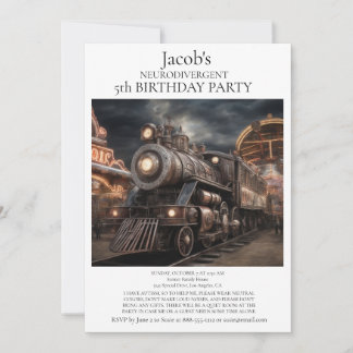 Einladung zur Neurodivergent Autistic Birthday Par