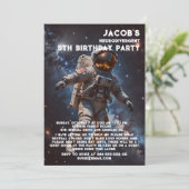 Einladung zur Neurodivergent Autistic Birthday Par (Stehend Vorderseite)