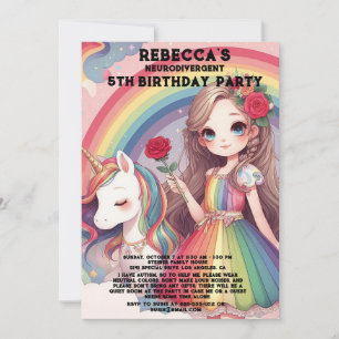 Einladung zur Neurodivergent Autistic Birthday Par