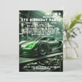 Einladung zur Neurodivergent Autistic Birthday Par (Stehend Vorderseite)