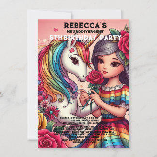 Einladung zur Neurodivergent Autistic Birthday Par