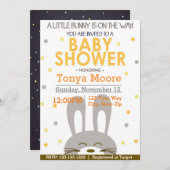 Einladung zur neutralen Babydusche (Vorne/Hinten)