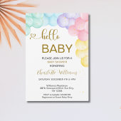 Einladung zur neutralen Babydusche