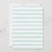 Einladung zur neutralen Babydusche (Rückseite)