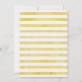 Einladung zur neutralen Babydusche (Rückseite)