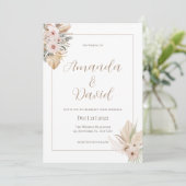 Einladung zur neutralen Bläserei von Boho (Stehend Vorderseite)