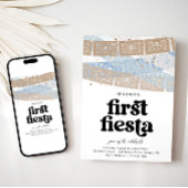 Einladung zur neutralen First Fiesta zum Geburtsta