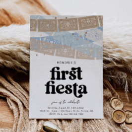 Einladung zur neutralen First Fiesta zum Geburtsta