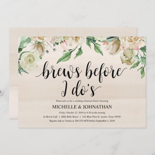 Einladung zur neutralen Frühlingsfeier Probe (Vorne/Hinten)